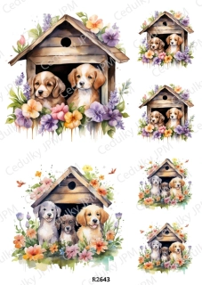 Rýžový a Soft  papír  A4 pro decoupage- R02643