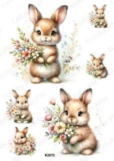 Rýžový a Soft  papír  A4 pro decoupage- R02670