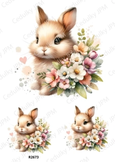 Rýžový a Soft  papír  A4 pro decoupage- R02673