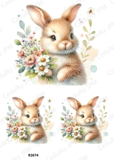 Rýžový a Soft papír A4 pro decoupage- R02674