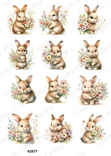 Rýžový a Soft papír A4 pro decoupage- R02677