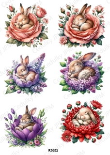Rýžový a Soft papír A4 pro decoupage- R02682