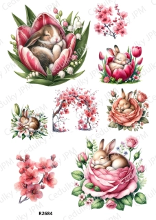 Rýžový a Soft papír A4 pro decoupage- R02684