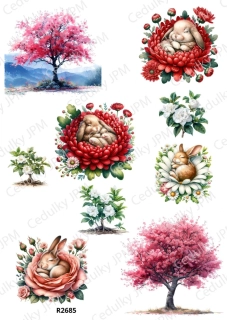 Rýžový a Soft papír A4 pro decoupage- R02685
