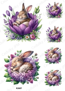 Rýžový a Soft  papír  A4 pro decoupage- R02687