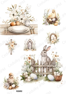 Rýžový a Soft papír A4 pro decoupage- R02692