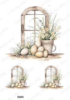 Rýžový a Soft  papír  A4 pro decoupage- R02694