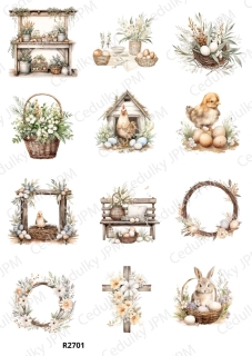 Rýžový a Soft  papír  A4 pro decoupage- R02701
