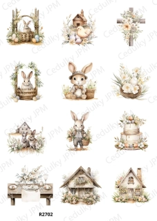 Rýžový a Soft  papír  A4 pro decoupage- R02702