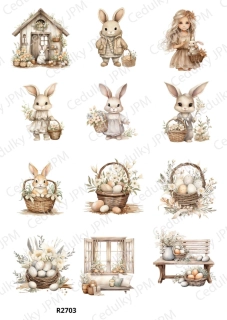 Rýžový a Soft  papír  A4 pro decoupage- R02703