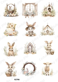 Rýžový a Soft papír A4 pro decoupage- R02706