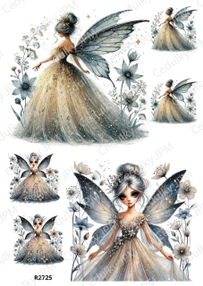Rýžový a Soft papír A4 pro decoupage- R02725