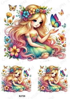 Rýžový a Soft papír A4 pro decoupage- R02739