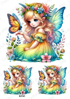 Rýžový a Soft  papír  A4 pro decoupage- R02741