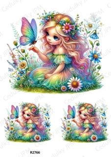 Rýžový a Soft papír A4 pro decoupage- R02766