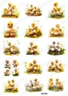 Rýžový a Soft papír A4 pro decoupage- R02799