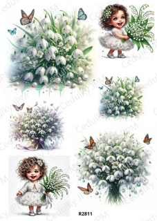 Rýžový a Soft papír A4 pro decoupage- R02811