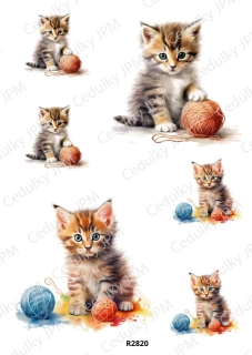 Rýžový a Soft  papír  A4 pro decoupage- R02820