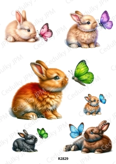Rýžový a Soft papír A4 pro decoupage- R02829