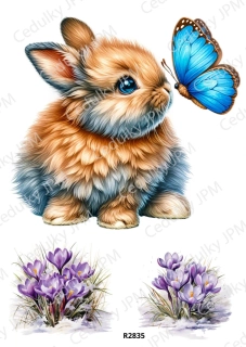 Rýžový a Soft papír A4 pro decoupage- R02835