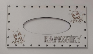 Kapesníky -Včelička 23x12 cm