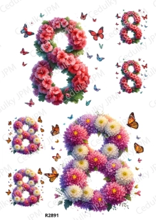 Rýžový a Soft  papír  A4 pro decoupage- R02891