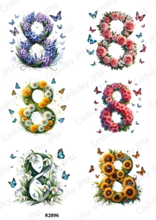 Rýžový a Soft  papír  A4 pro decoupage- R02896