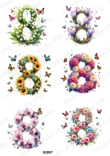 Rýžový a Soft  papír  A4 pro decoupage- R02897
