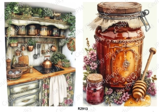 Rýžový a Soft papír A4 pro decoupage- R02913