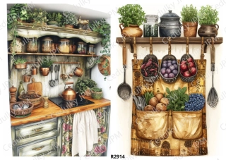 Rýžový a Soft papír A4 pro decoupage- R02914