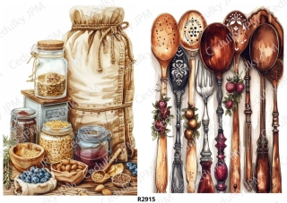 Rýžový a Soft papír A4 pro decoupage- R02915