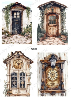 Rýžový a Soft papír A4 pro decoupage- R02920