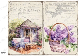 Rýžový a Soft  papír  A4 pro decoupage- R02927