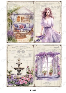 Rýžový a Soft  papír  A4 pro decoupage- R02932