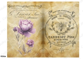 Rýžový a Soft  papír  A4 pro decoupage- R02934