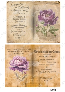Rýžový a Soft  papír  A4 pro decoupage- R02938