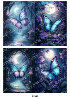Rýžový a Soft  papír  A4 pro decoupage- R02943