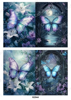 Rýžový a Soft  papír  A4 pro decoupage- R02944
