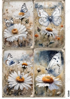 Rýžový a Soft papír A4 pro decoupage- R02949