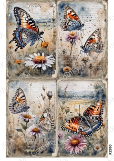Rýžový a Soft papír A4 pro decoupage- R02950