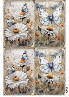 Rýžový a Soft papír A4 pro decoupage- R02951