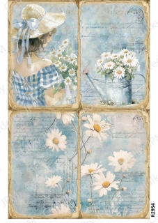 Rýžový a Soft papír A4 pro decoupage- R02954
