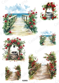 Rýžový a Soft papír A4 pro decoupage- R02955