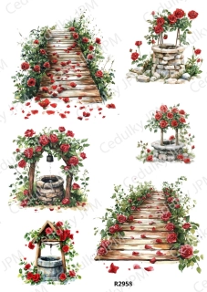 Rýžový a Soft papír A4 pro decoupage- R02958