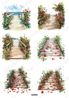 Rýžový a Soft papír A4 pro decoupage- R02959