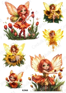 Rýžový a Soft papír A4 pro decoupage- R02968