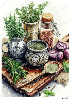 Rýžový a Soft papír A4 pro decoupage- R02982