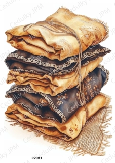 Rýžový a Soft papír A4 pro decoupage- R02983