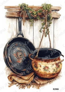 Rýžový a Soft papír A4 pro decoupage- R02986