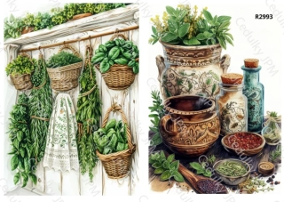 Rýžový a Soft papír A4 pro decoupage- R02993